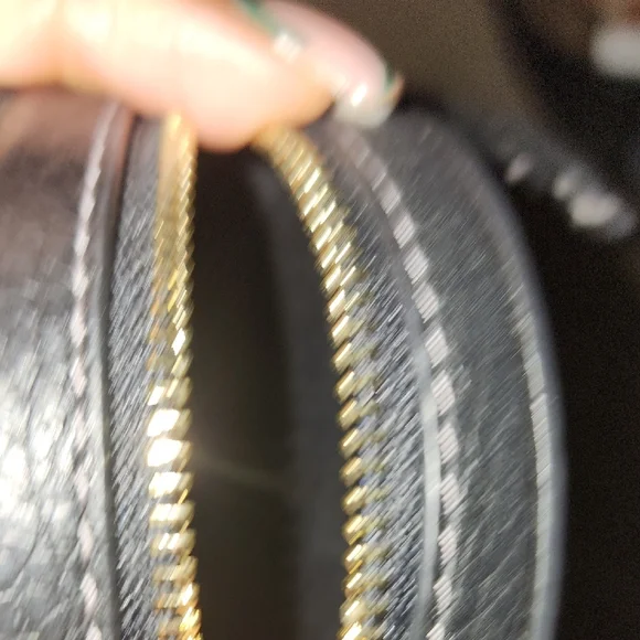 Tory Burch Black Leather Thea Coin Pouch